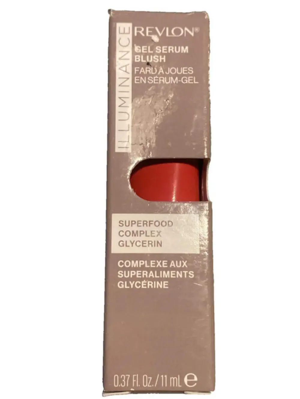 Revlon Illuminance Gel Serum Blush Superfood Complex Glycerin 120 Striking Rose